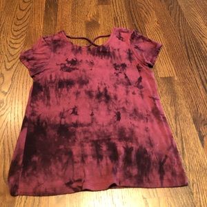 kids tie dyed top